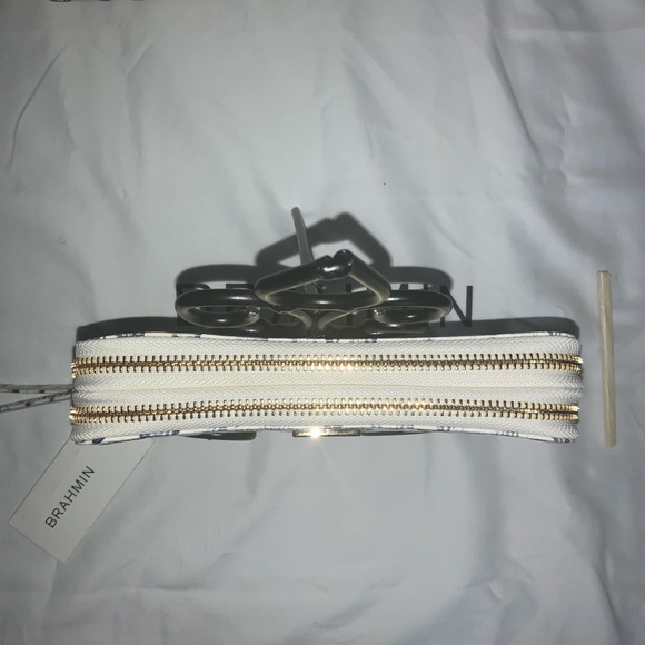 Brahmin Large Duxbury Zora Wallet 'Creme Vreeland' - Picture 9 of 12